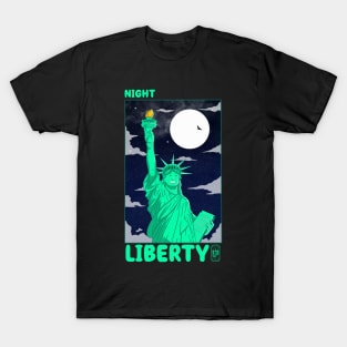 Night On Liberty T-Shirt